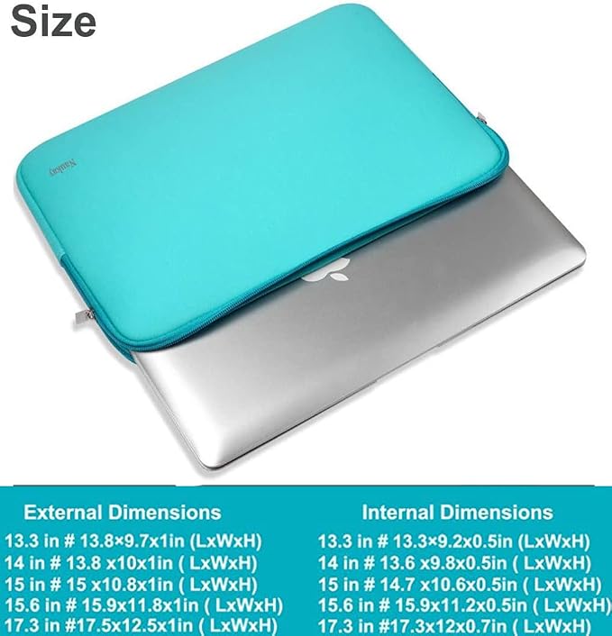 Laptop Case 14 Inch, Resistant Neoprene Laptop Sleeve/Notebook Computer Pocket Case/Tablet Briefcase Carrying Bag for 14 inch HP, Lenovo, Asus Notebook, Ultrabook, Blue
