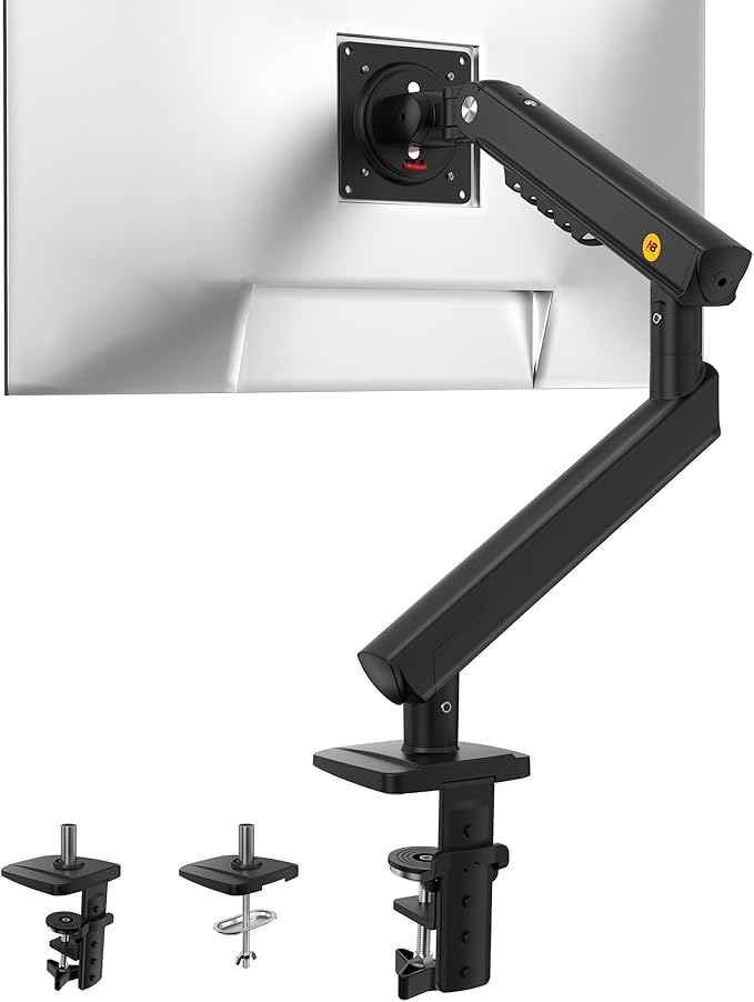 NB SmooVex™ Monitor Mount, Monitor Stand fits up to 32 Inch, Mechanical Spring Mount, VESA 75/100 mm, Model-A5(Black)