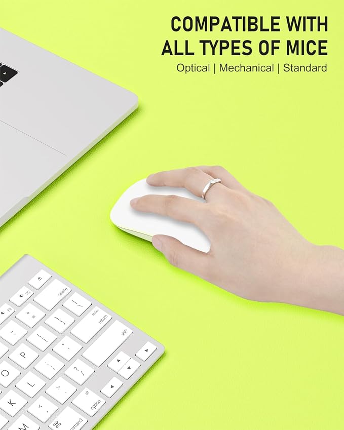 Desk Pad, 30" x 14" PU Leather Non-Slip Desk Mat Large Mouse Pad for Desktop, Waterproof Laptop Computer Writing Mat for Office, Home, Work, Gaming, Kiwi Green