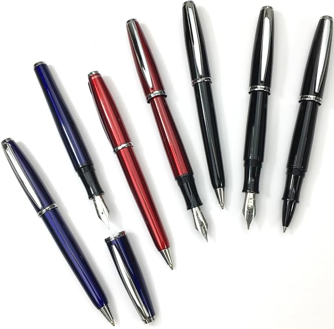 Monteverde USA Aldo Domani Ballpoint Pen - Black, Luxury Italian-Inspired Design, Smooth Writing Experience