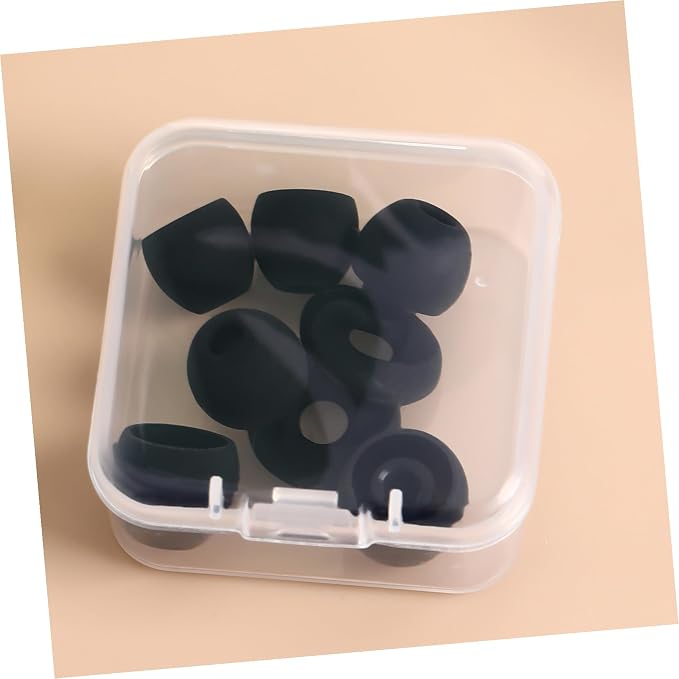 VALICLUD Silicone Noise Blocking Reusable with Tips Comfortable Soft Hearing Protection Travel Noise Cancelling for Study Work
