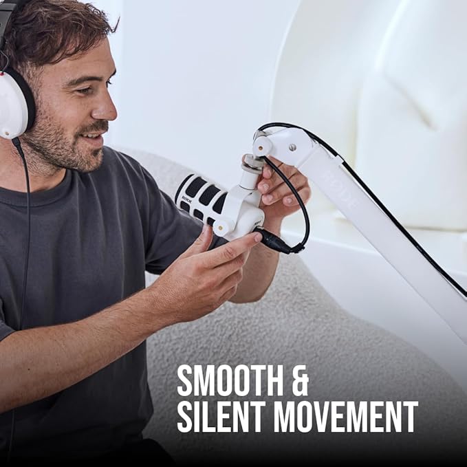 RØDE PSA1+ Professional Studio Arm with Spring Damping and Cable Management (White)