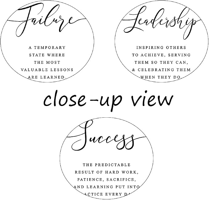3 Piece Inspirational Canvas Wall Art, Quotes Motivational Mindset Print Pictures for Office Wall Decor, Triptych Entrepreneur Poster Framed Artwork for Women Men Home Decor Ready to Hang (36"Wx24" H)