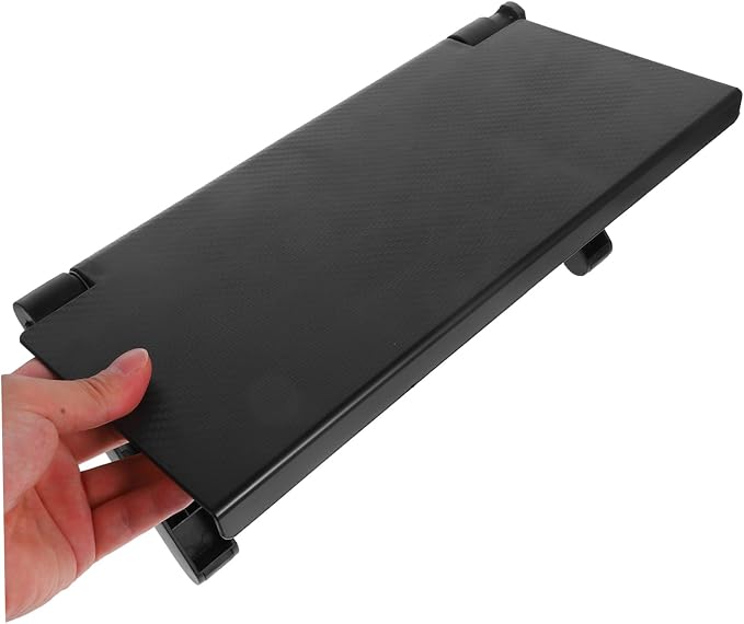 Uonlytech Sturdy Tv Top Shelf Monitor Top Storage Rack with Floating Design for Router and Remote Organization Sleek Desktop Stand for Living and Office Easy to Install Monitor Shelf