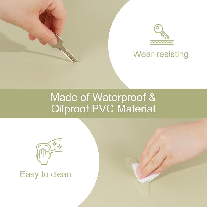 Makeup Mat, Dual-Sided Waterproof Vanity Protector Mat, Non-Slip PU Laptop Pad, Large Mouse Mat, Dresser Cover Accessories, Writing Desk Pad for Office and Home Decor, Green 31.5x15.7in