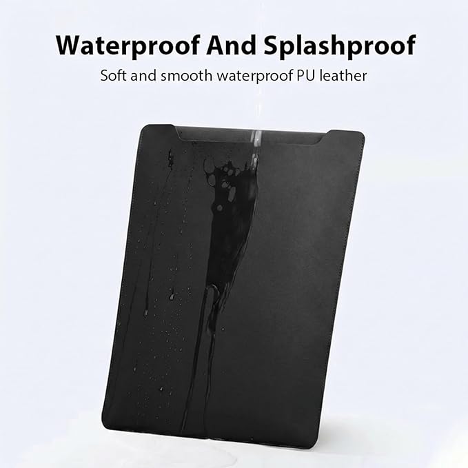 13 inch Laptop Sleeve Case Compatible with MacBook Air 13 M3 M2 M1 / MacBook Pro 13Inch, MacBook Neo, Surface Pro 12-3,iPad Pro/Air 13 Dell HP ASUS,Black