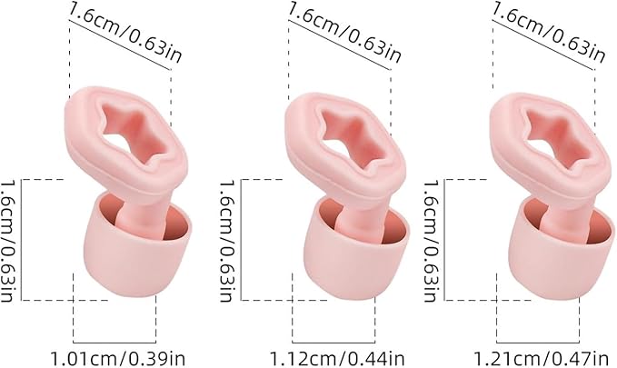 Ear Plugs for Sleeping Noise Cancelling,3 Pairs Reusable Hearing Protection Soft Silicone Ear Plugs for Noise Reduction,Shooting Ear Plugs for Travel Concerts Work Snoring Focus