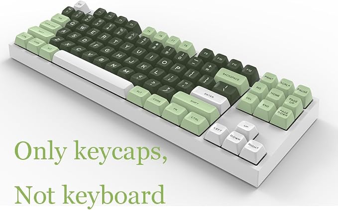 Guffercty kred SA Profile PBT Keycaps,173 Set Double Shot Durable Keycaps for Custom Mechanical Keyboard Mod Fit 60% 100% Layout for Gamers Typists (Salon Style)