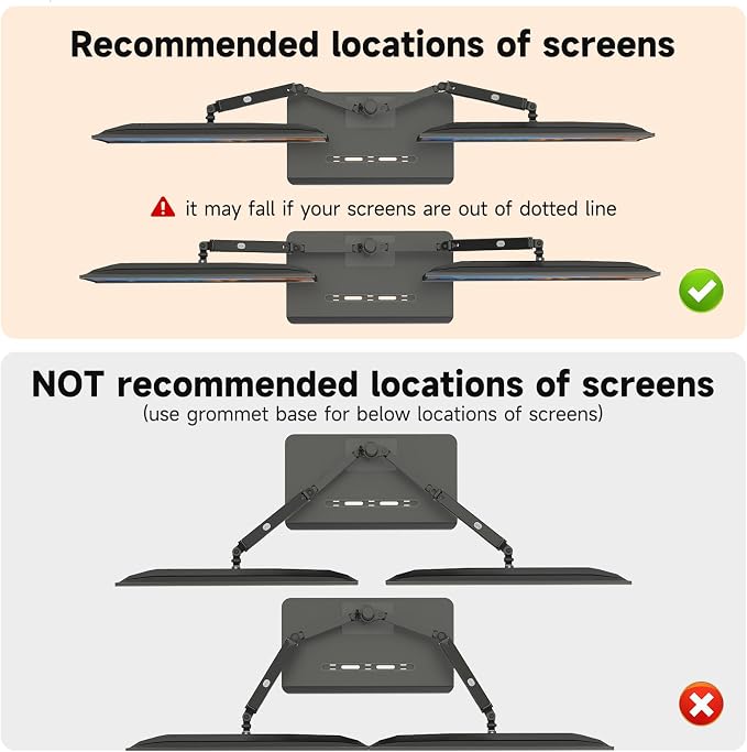 Pholiten Dual Monitor Stand with Wooden Base, Gas Spring Height Adjustable Arms, Each Holds 32 Inch Screen up to 22lbs, VESA Mount 75x75/100x100mm, Tilt/Swivel/Rotate - Ergonomic Desk Mount