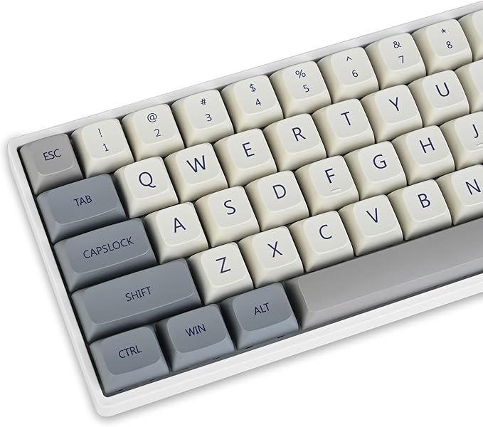 Guffercty kred XDA Profile Keycaps 137 PBT Key Retro Cap Cover Set Dye Sublimation for Cherry Mx Switch Mechanical Keyboard (XDA/Enlightenment)