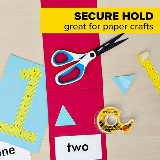 Scotch Double Sided Tape with Tape Dispenser, Office and School Supplies for Arts and Crafts, Alternative to Scrapbooking Tape, 0.5 in. x 400 in., 2 Rolls with Dispensers