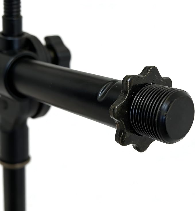 Heavy-Duty Adjustable Floor Microphone Stand with 360° Rotating Boom Arm & Tripod Base, Max 67" Height for Podcast, Live Singing, Recording, and Stage Performance (Black)