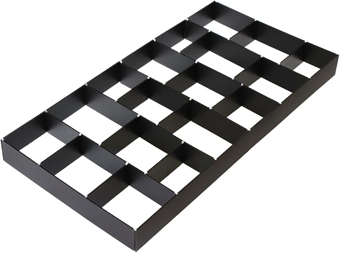 DRAWER DADDY Customizable Grid Drawer Dividers, Cut to Fit Organizer | Custom drawer dividers that fit any drawer. DIY cut to fit design, adjustable organizer for kitchen, bathroom, desk, and more
