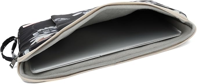 Laptop Sleeve 13.3 inch14 Inch, 15.6inchWater Resistant Traveling Computer Cover with Handle, Shockproof Protective Carrying Laptop Case (Y8-Lotus, 12.5 inch-13.5 inch)