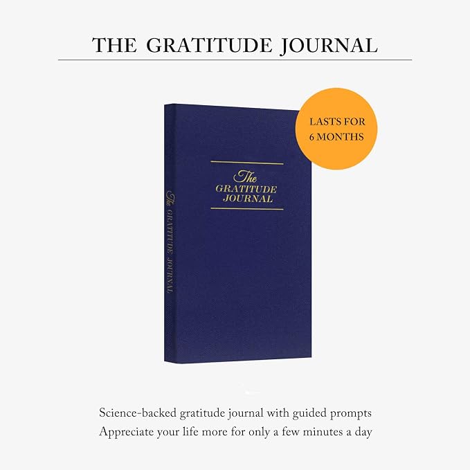 The Gratitude Journal - for More Mindfulness, Happiness, Positive Vibes, Affirmations, Productivity, and Self Reflection -Undated Daily Journal