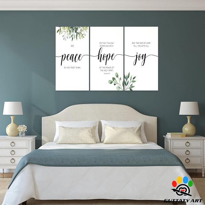 Office Wall Art-3 Panel Motivational Art, Inspirational Quotes Canvas for Home Office, Positive Quote Wall Decor, Entrepreneur Words Poster Frame 20'x30'x3Pcs