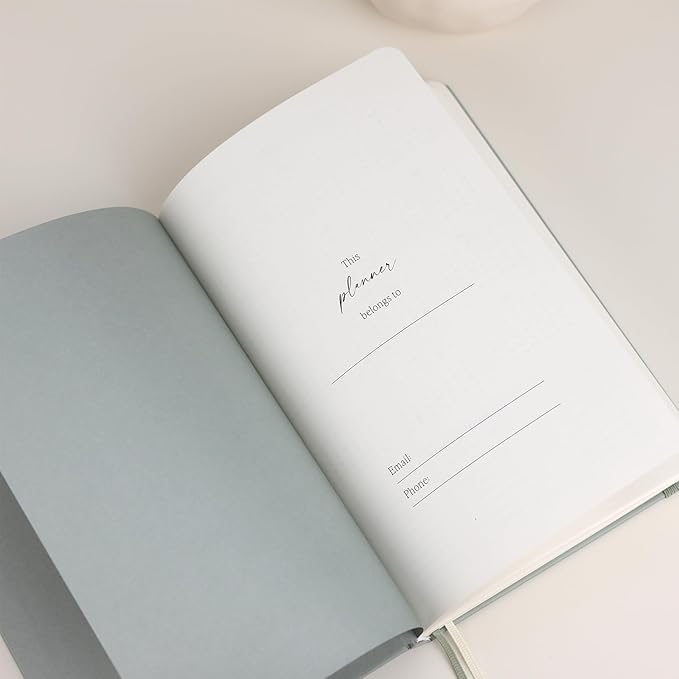 2026 Planner - Undated Monthly, Weekly & Daily Planner for Planning Your Success - To Do List, Habit Tracker, Hardcover, Aesthetic, Academic, Stylish School or Office Supplies (Sage, A5)