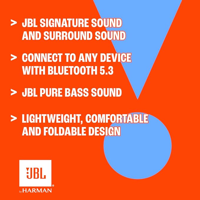 JBL Live 670NC - Wireless On-Ear Headphones with Adaptive Noise Cancelling with Smart Ambient, Up to 65H Battery Life with Speed Charge, Lightweight, Comfortable and Foldable Design (Blue) (Renewed)