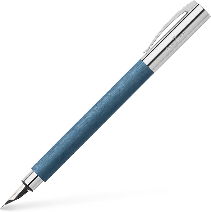 Faber-Castell Ambition Fountain Pen, Blue Resin - Extra Fine