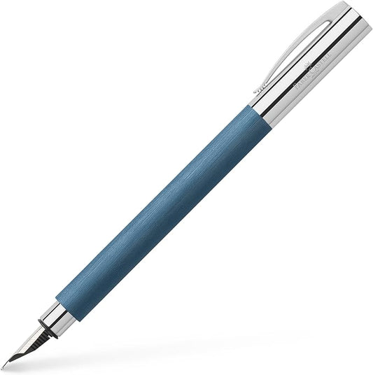 Faber-Castell Ambition Fountain Pen, Blue Resin - Extra Fine