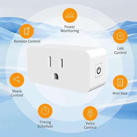 Plug,Support SmartThings, ETL & FCC Certified, 4 Pack