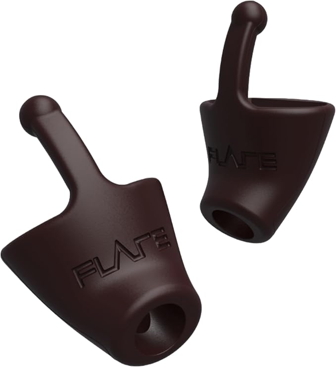 Flare Audio Calmer | Noise Reducing Ear Plugs Alternative | Silicone Reusable Ear Plugs for Noise Sensitivity, Focus and Travel | Ear Plugs for Noise Reduction (Standard, Dark)