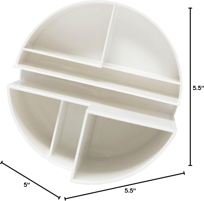 MAUL 140 x 125 mm Round Box - White
