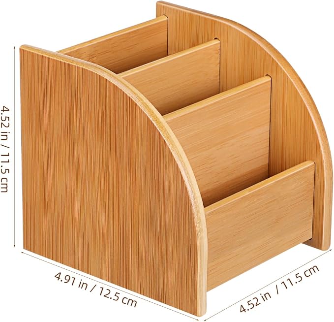 GALPADA Pen Holder Desk Organizer Desktop Storage Box for Pens Pencils Markers and Office Supplies 4.92 X 4.52 X 4.52 in Minimalist Design for Home Office and Classroom