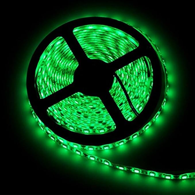 12V Flexible SMD 5050 RGB LED Strip Lights, LED Tape, Multi-Colors, 300 LEDs, Non-Waterproof, Light Strips, Color Changing, Pack of 16.4ft/5m Strips