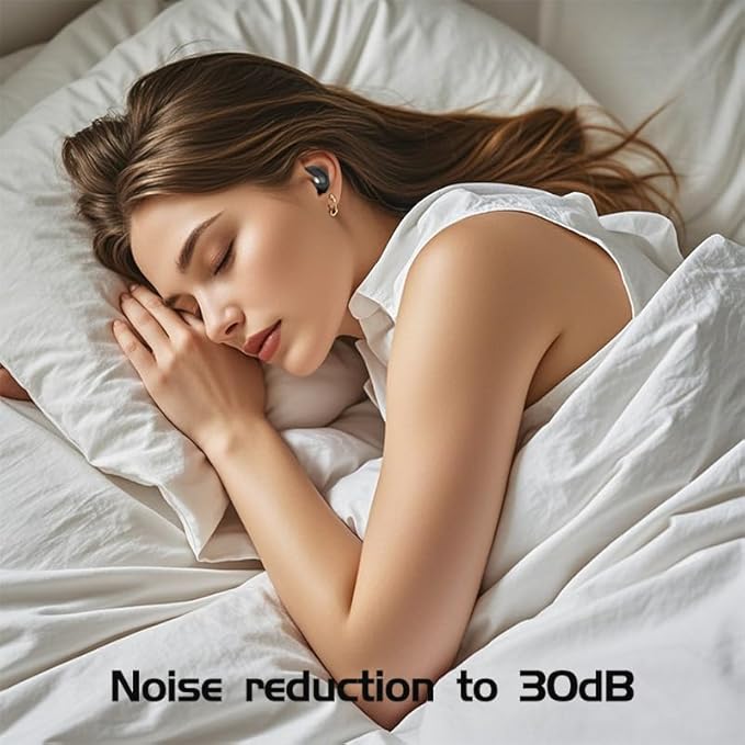 Ear Plugs for Sleep 32dB Noise Reduction Soft Comfy Reusable Silicone Earplugs for Work Travel Study Hearing Protection (White, Heart)