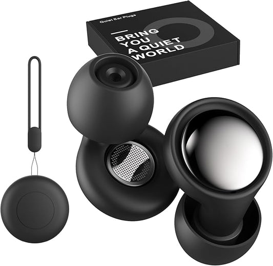 2025 Upgraded Ear Plugs for Sleeping Noise Reduction, NRR 45dB EarPlugs for Sleeping, Concerts & Festivals, Traveling, Studying, Focus, Reusable, Ear Protection, 7 Pair Silicone Eartips
