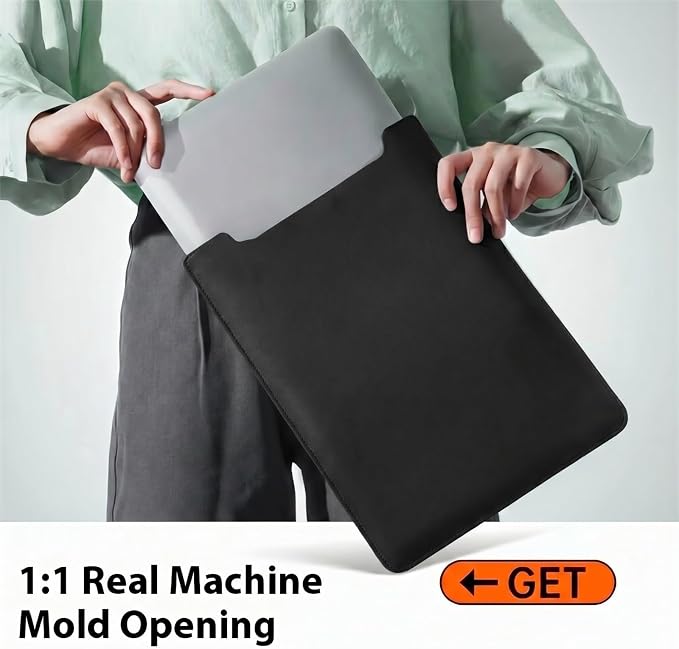 13 inch Laptop Sleeve Case Compatible with MacBook Air 13 M3 M2 M1 / MacBook Pro 13Inch, MacBook Neo, Surface Pro 12-3,iPad Pro/Air 13 Dell HP ASUS,Black