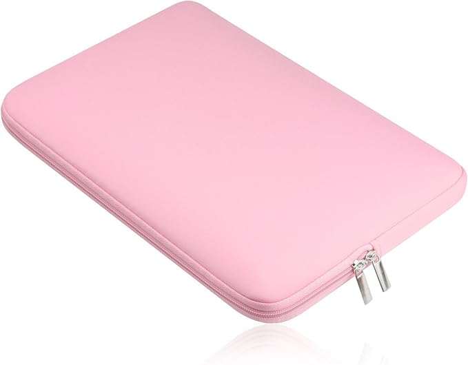 CCPK Laptop Sleeve 15.6" for MacBook Pro 16 inch Mac Air 15 inch M4 M3 Compatible with Hp Lenovo Dell Acer Computer Laptop Bag Sleeve Carrying Case Cover Protective Skin 15.6-16 inch Accessories, Pink