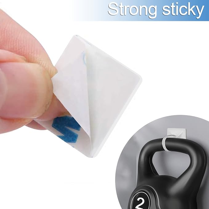 Zip Tie Mounts - SeuYeugX 1000 PCS Cable Self Adhesive Mounts Set for Wire Management with Stick Pads Anchors Clips Squares Holders (White)