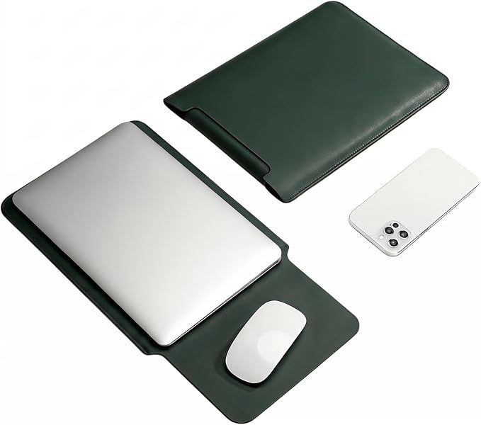14Inch MacBook Neo Sleeve Compatible with MacBook Air 13 M3 M2 M1 / MacBook Pro 14Inch, Surface Pro 12-3,iPad Pro/Air 13 Dell HP ASUS,Green