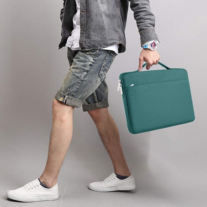 Hseok Laptop Sleeve 13-14 Inch Case Briefcase Compatible with MacBook Neo Pro 14 M5/M4/M3/M2/M1, All Models 13.3 Mac Air/Pro, XPS 13 14, Most Popular 13"-14" Notebooks,D01E01