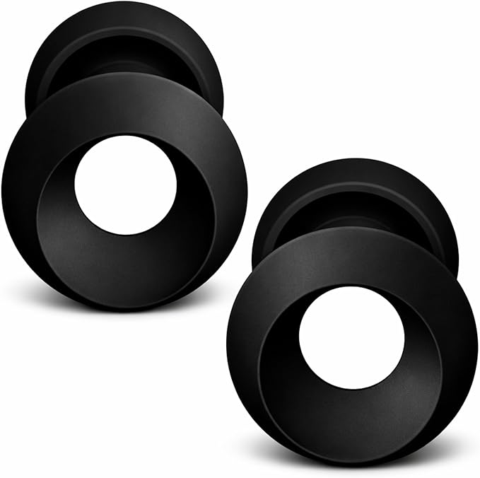 Earplugs for Sleeping, Noise Cancelling Ear Plugs for Snoring & Side Sleepers, Reusable Silicone Sleep Earplugs (23dB Noise Reduction) with 4 Sizes for Custom Fit