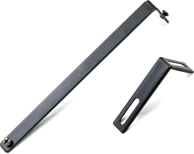 Officemate Universal Partition Hanger Set, Adjusted to fit panels with 1 1/4 inch to 3 1/2 inch thickness, Metal Black (21460), 7"