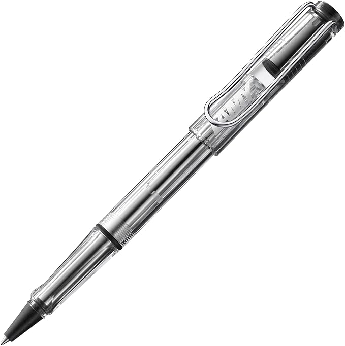Lamy safari vista - Rollerball Pen with ergonomic grip & line width M - for pleasant long writing - made of robust ASA plastic - including rollerball refill M 63 in blue