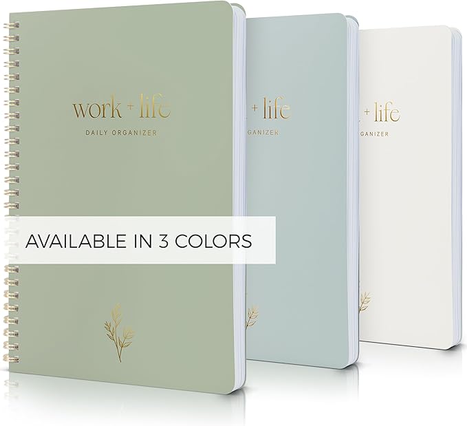 Beautiful Daily Planner and To Do List Notebook For Work And Life - The Perfect Undated Planner to Easily Organize Tasks and Appointments - Stylish Office and School Supplies for Women
