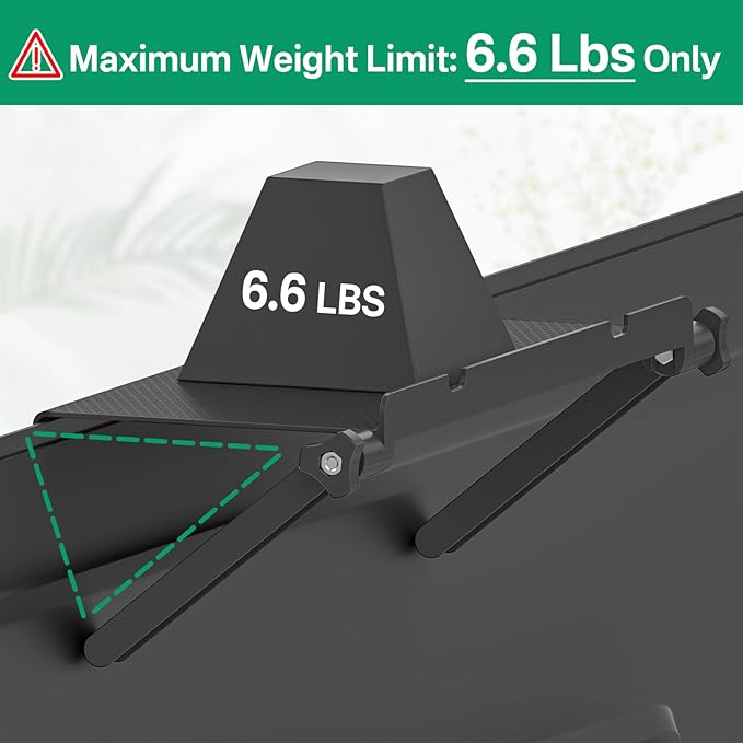 Adjustable TV Top Shelf for Streaming Devices/Cable Box/Router and Home Decor TVs Top Storage Bracket - 13 Inch Wide Platform Screen Top Shelf Mount for Monitor Top of TV Shelfs Mounting Bracket