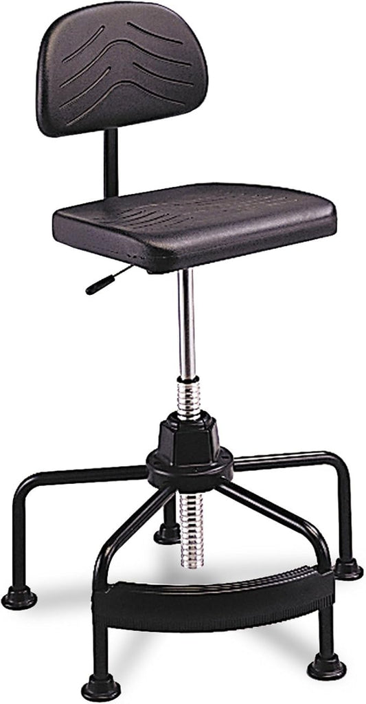 Safco Master High-Back Economy Industrial Workbench Swivel Task Chair, Black (5117)