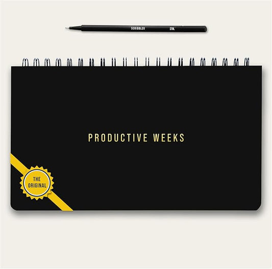 Undated Weekly Planner 2026 | Daily Agenda To Do List Notepad Day Planner Notebook | Monthly School Task, Work Schedule Planners | Yearly Horizontal Calendar Spiral Desk Organizer | Habit Tracker