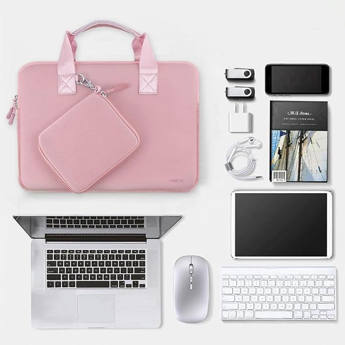 Laptop Sleeve 12.9-13 inch Case with Small Pouch Compatible with MacBook Neo 13, MacBook Air Pro 13 M5/M4/M3/M2/M1, iPad Pro Air 12.9" 13", XPS 13 and Most 12.9-13 inch Notebooks,P02K01