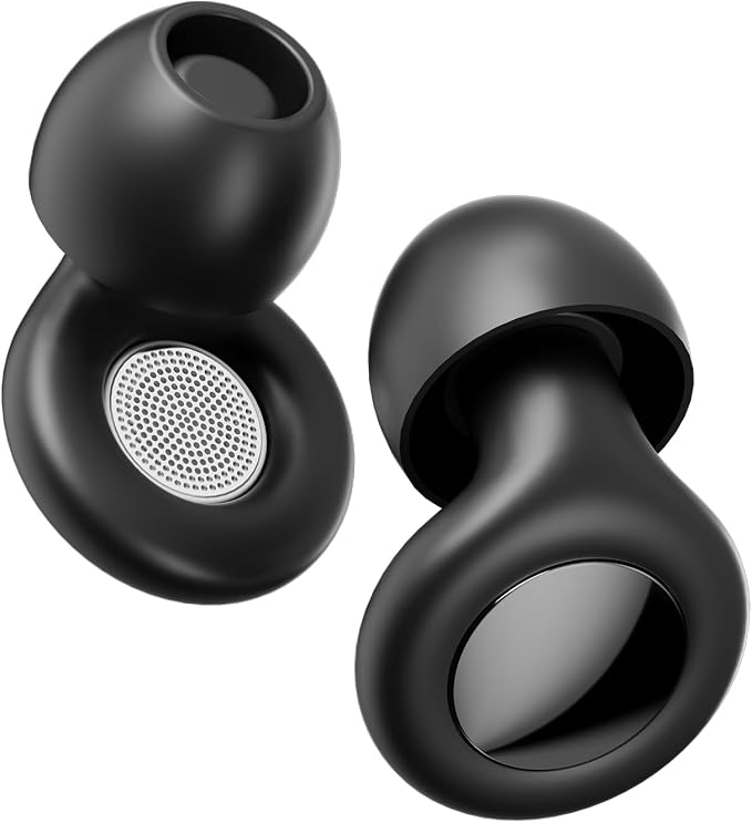 Sleep Earplugs - 45dB Highest SNR Noise Cancelling Ear Plugs for Sleeping, Side Sleepers - Ultra Soft Reusable Silicone Hearing Protection for Snoring, Travel, Concerts & Noise Sensitivity