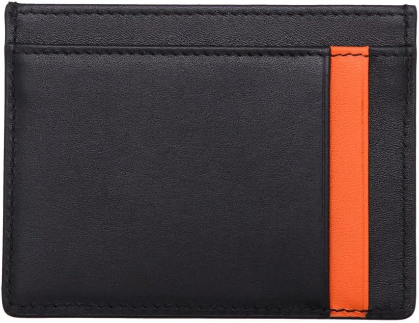 Piguet Genève – Luxury Fountain or Rollerball Pen Business Gift Set with Genuine Leather Card Holder, Premium Office Executive Gift (Fountain Pen, L’orange Set)