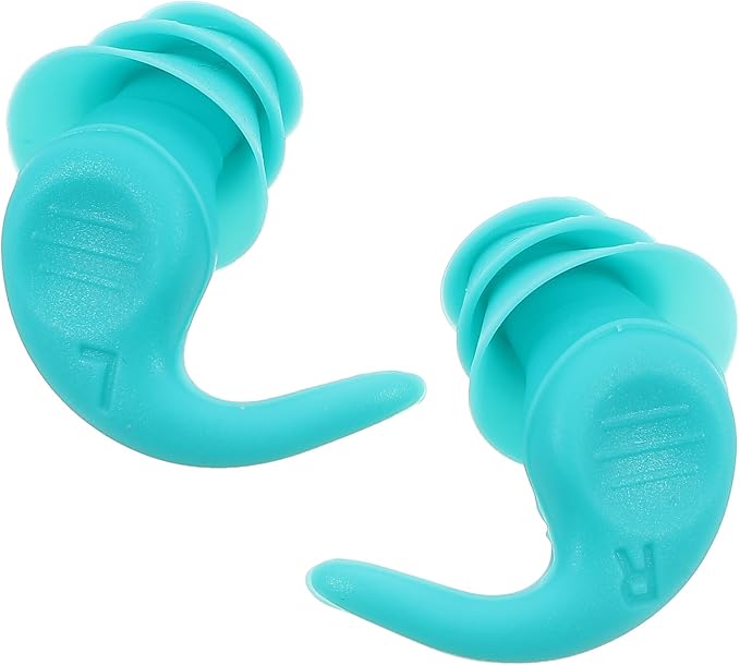 Noise Reduction Silicone for Sleeping and Concerts, 1 Pair Carrying Case, Reusable Protective Tips for Travel, Study, and Industrial Use