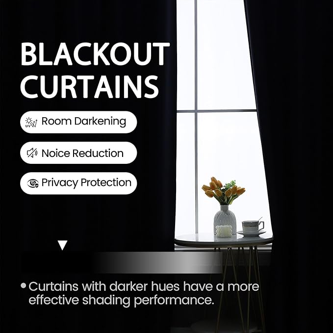 Floor to Ceiling Curtains for Wall Ceiling Mount Track, Blackout Privacy Room Divider for Ceiling Track System or Rod with Hooks, Room Separator Extra Wide, 100W x 144L, 1 Panel