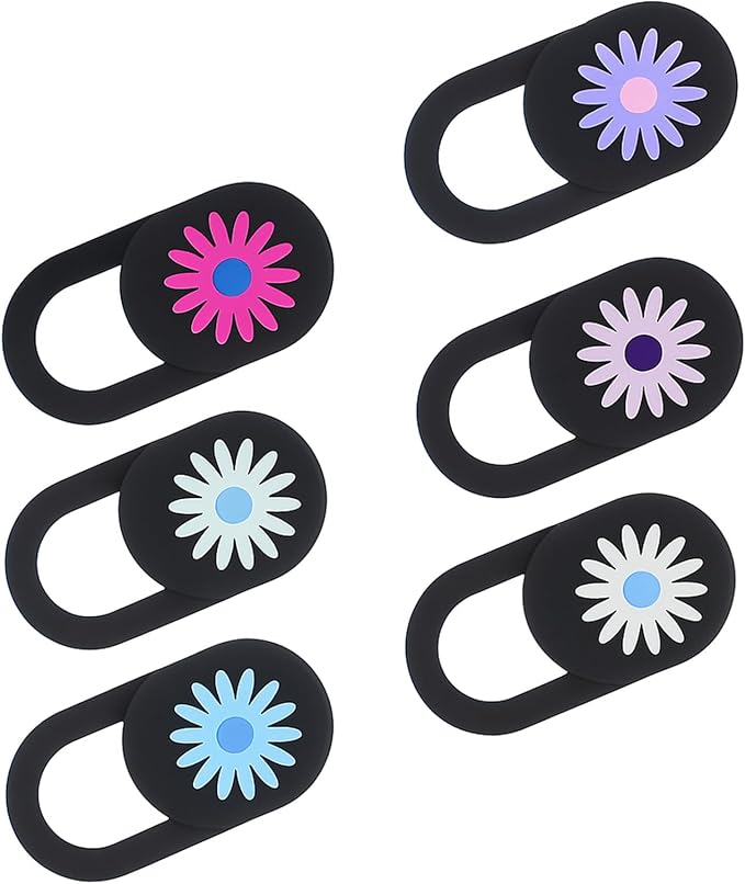 6 Pack Laptop Camera Cover Slide, Computer Camera Cover Slide, Webcam Privacy Protector for Laptop, Computer, Tablet, Smartphone, Pc