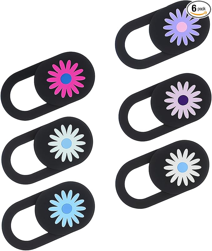 6 Pack Laptop Camera Cover Slide, Computer Camera Cover Slide, Webcam Privacy Protector for Laptop, Computer, Tablet, Smartphone, Pc